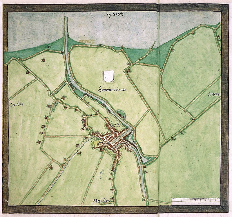 Brouwershaven 1545 Jacob van Deventer